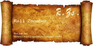 Reil Zsombor névjegykártya